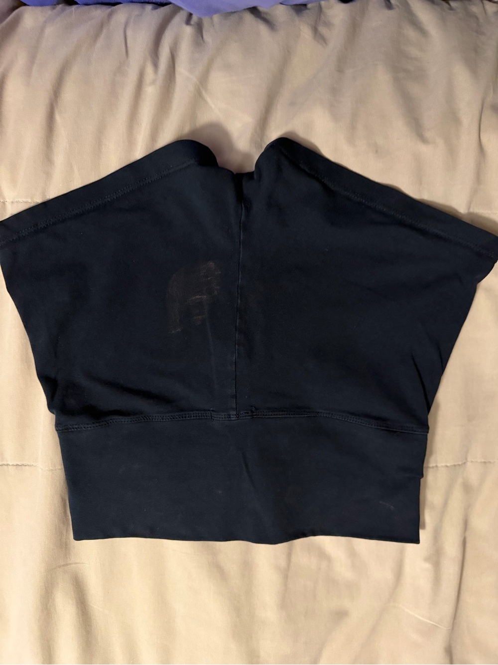 Forever 21 High-Waist Navy Stretch Shorts - Picture 2 of 3